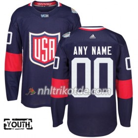 USA Trikot Custom 2016 World Cup Blau Premier - Kinder